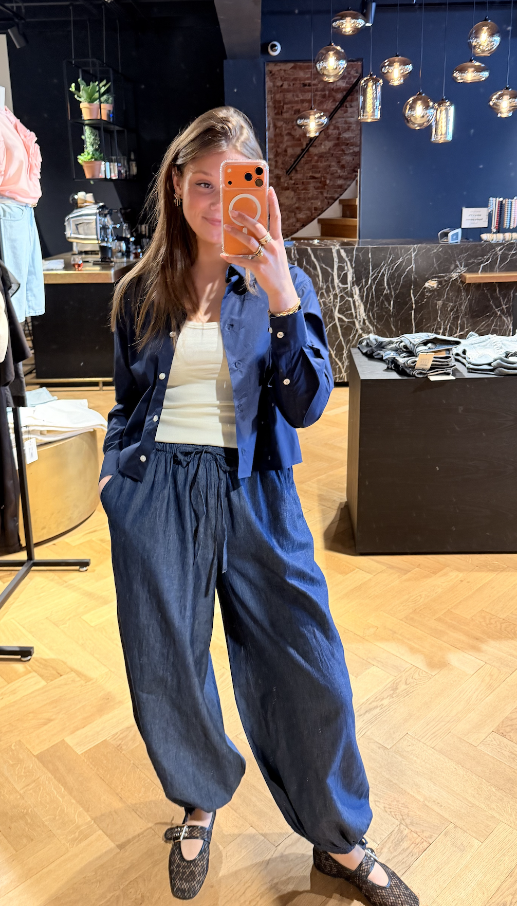 Roxane Balloon Denim Pants