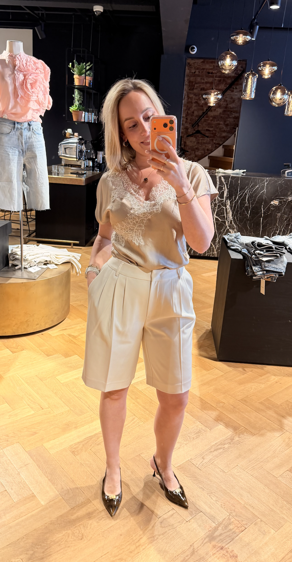 Idun Lace SS Blouse