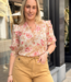 Davina Flower Rose Blouse