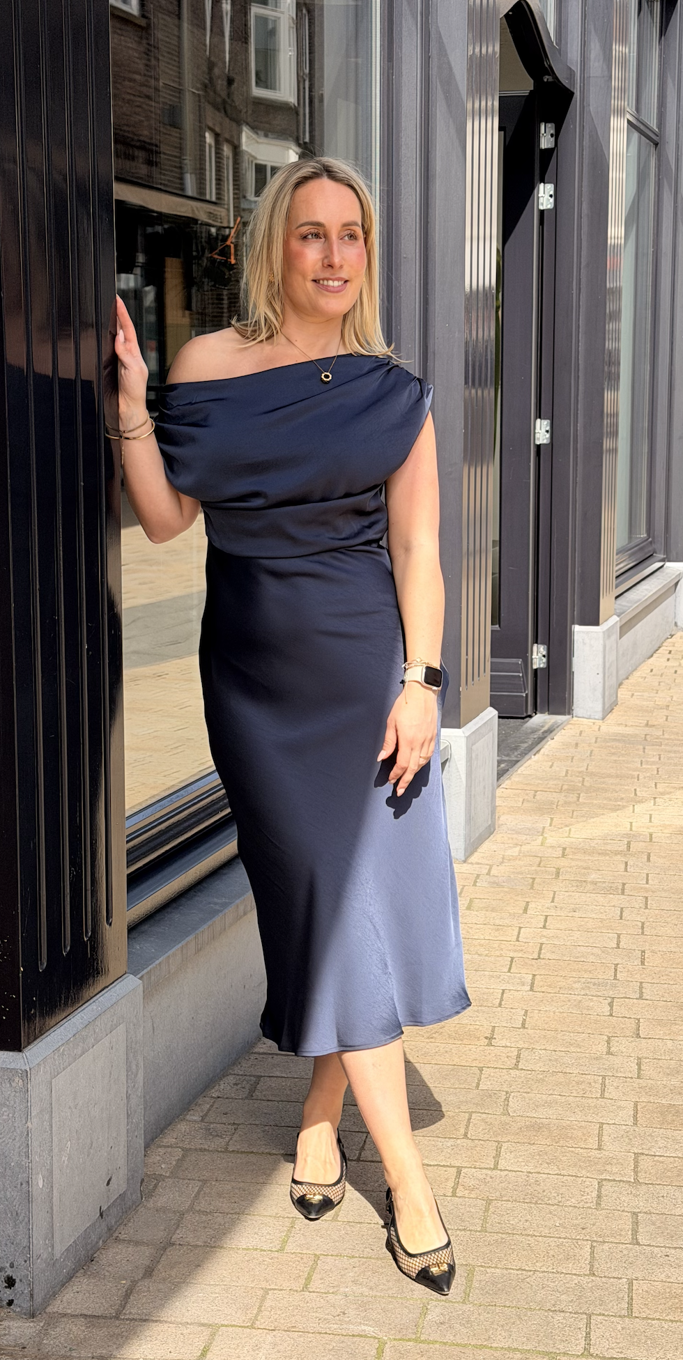 Lilith Heavy Sateen Dress