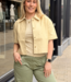 Eveline Leather Top