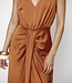 Marcia satin maxi dress