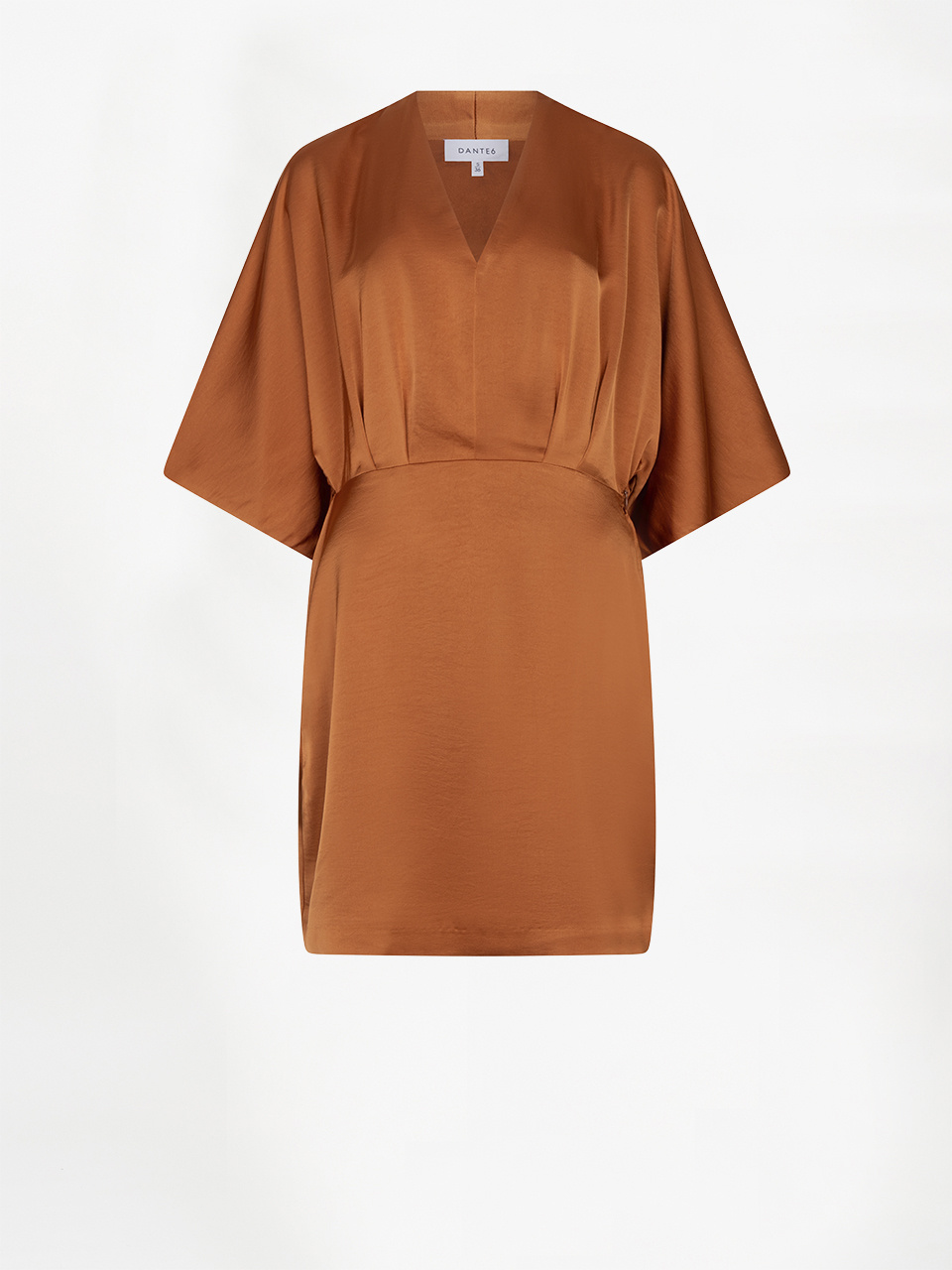 Cato satin kimono dress