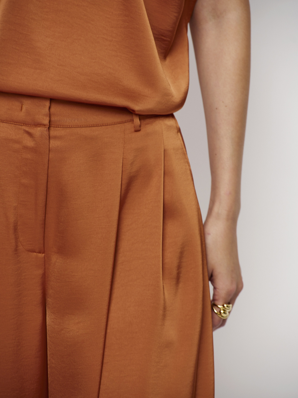 Onique wide leg satin pants