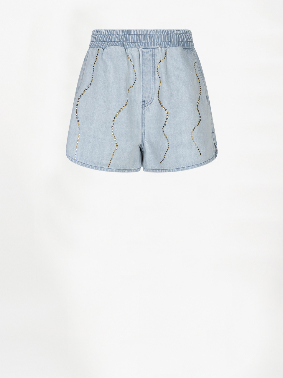 Nerida embellished denim shorts