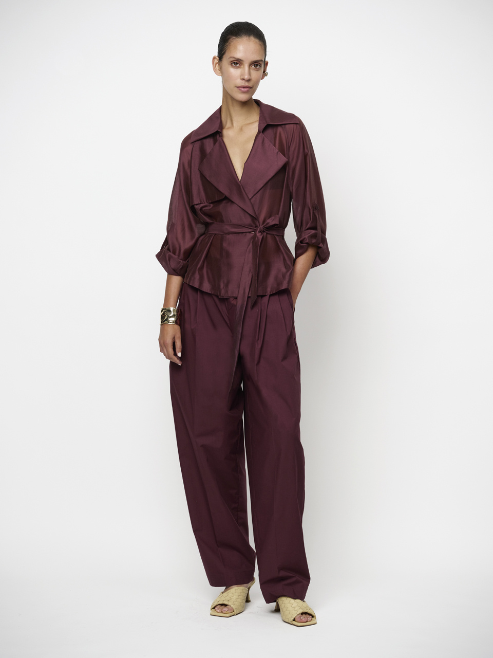 Svea short trench blazer