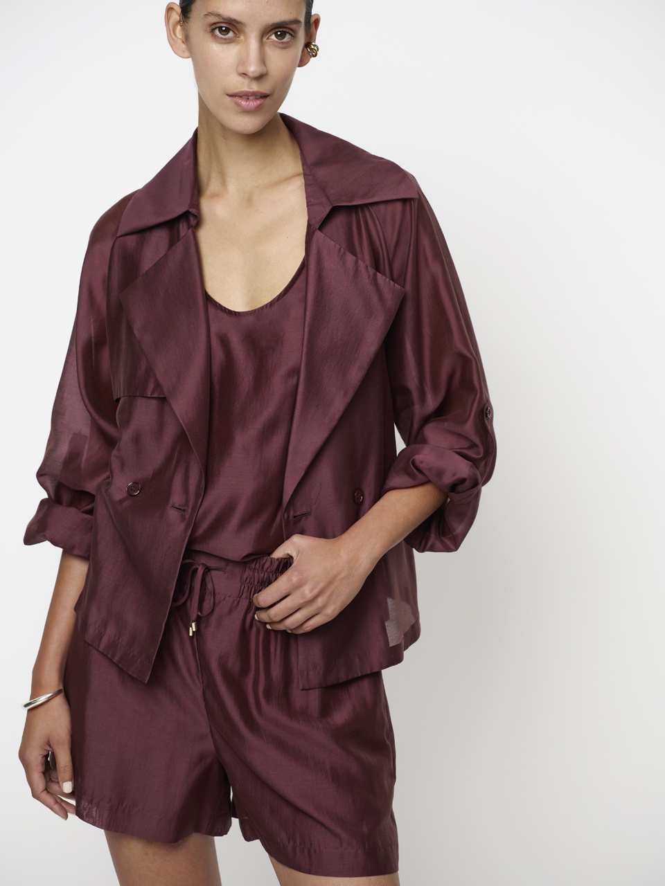 Svea short trench blazer