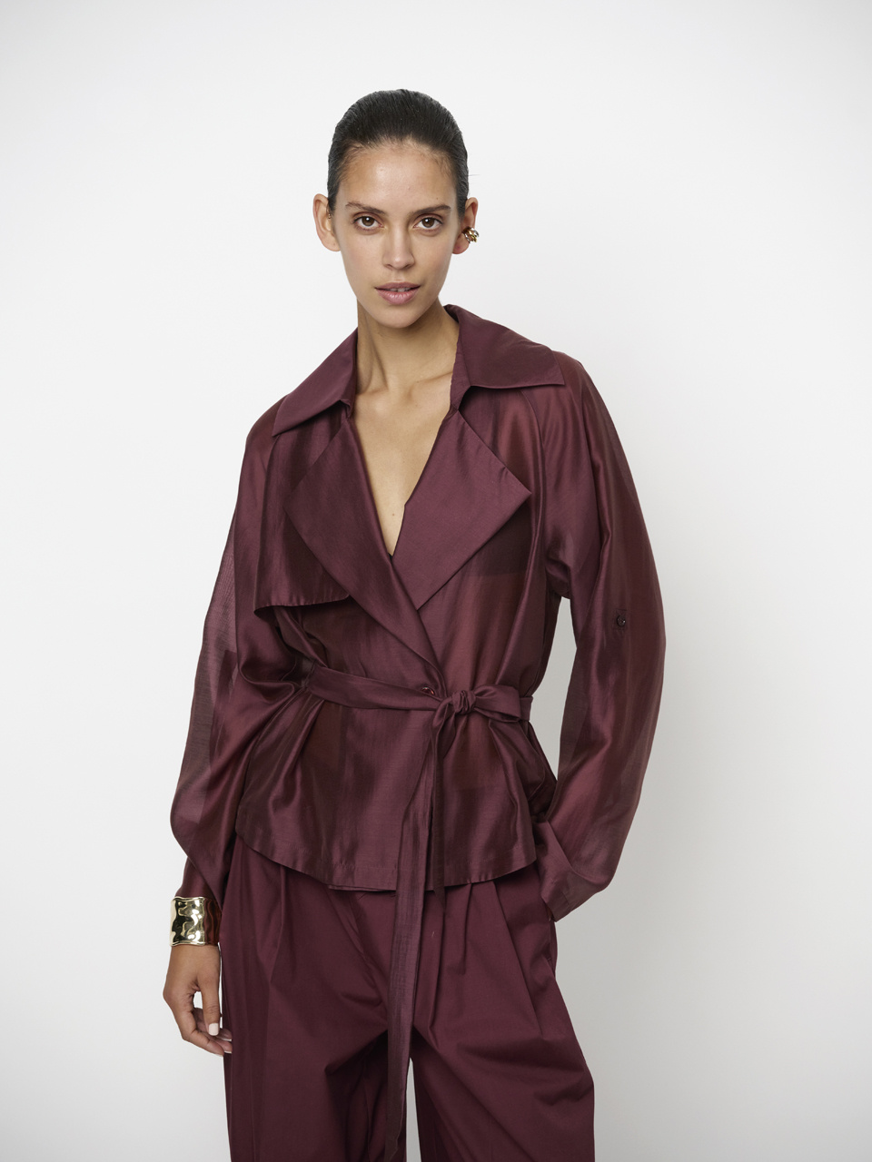 Svea short trench blazer