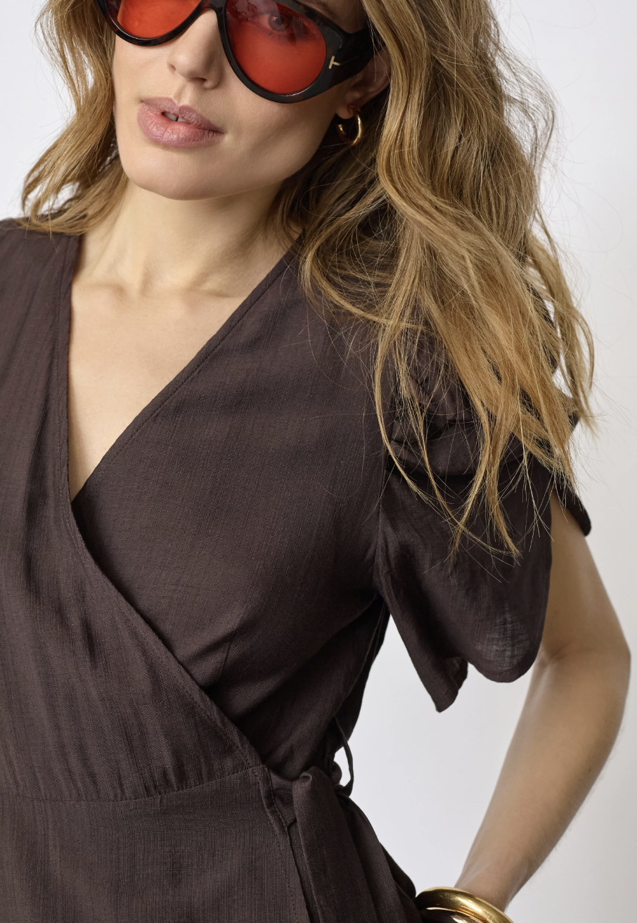 Hera SS Wrap Dress