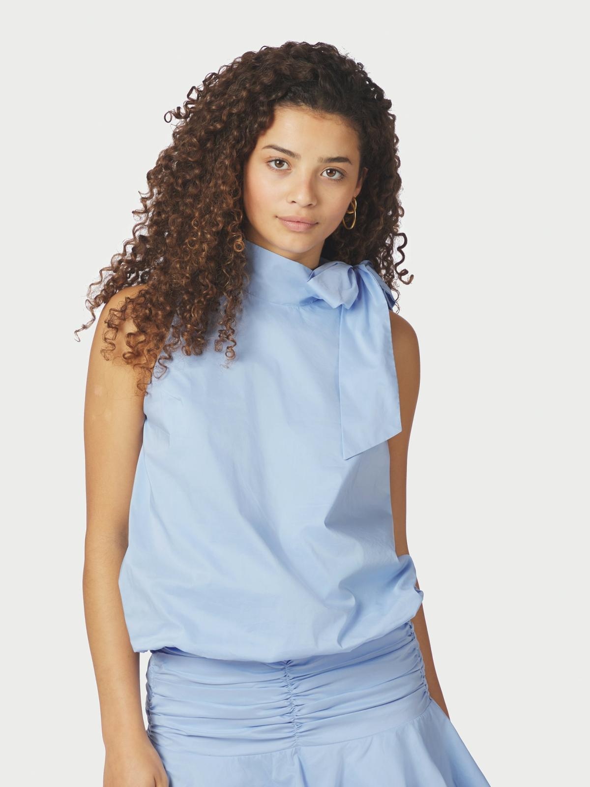 Neo Noir Veda Poplin Top