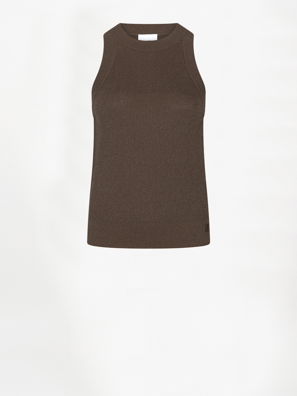 Noki metallic knitted top