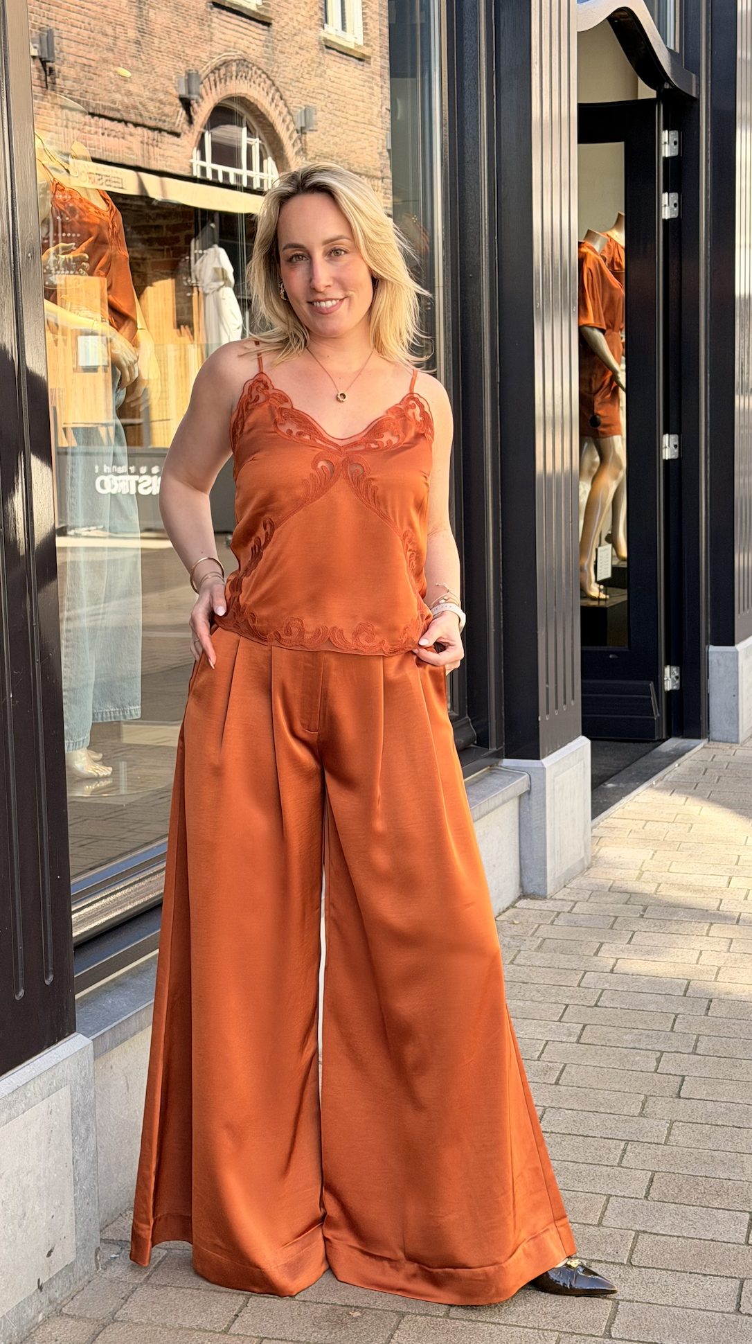 Ligne lace camisole top