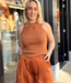 Noki metallic knitted top