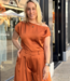 Roam satin drapy top