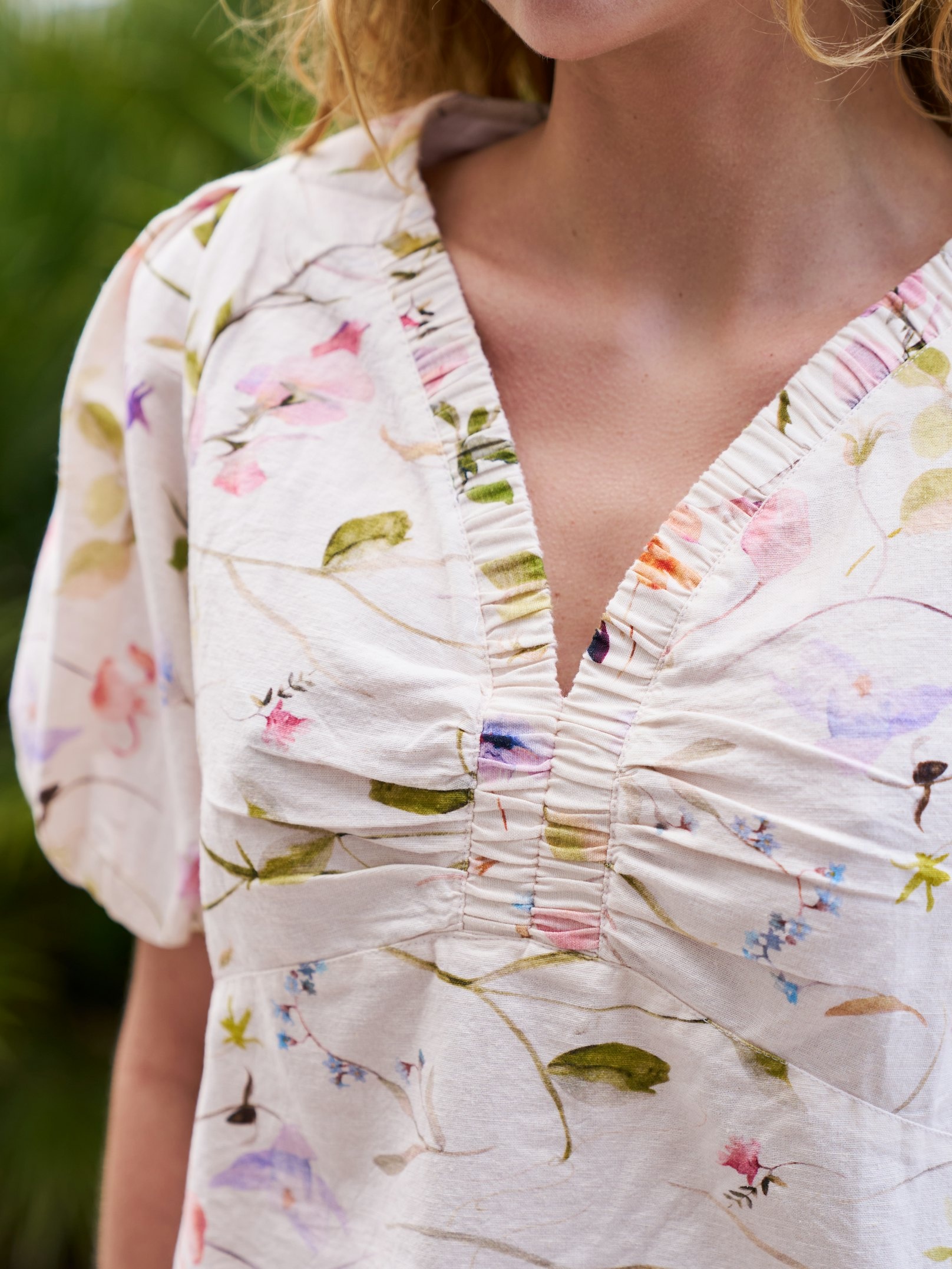 Irina Flower Blouse