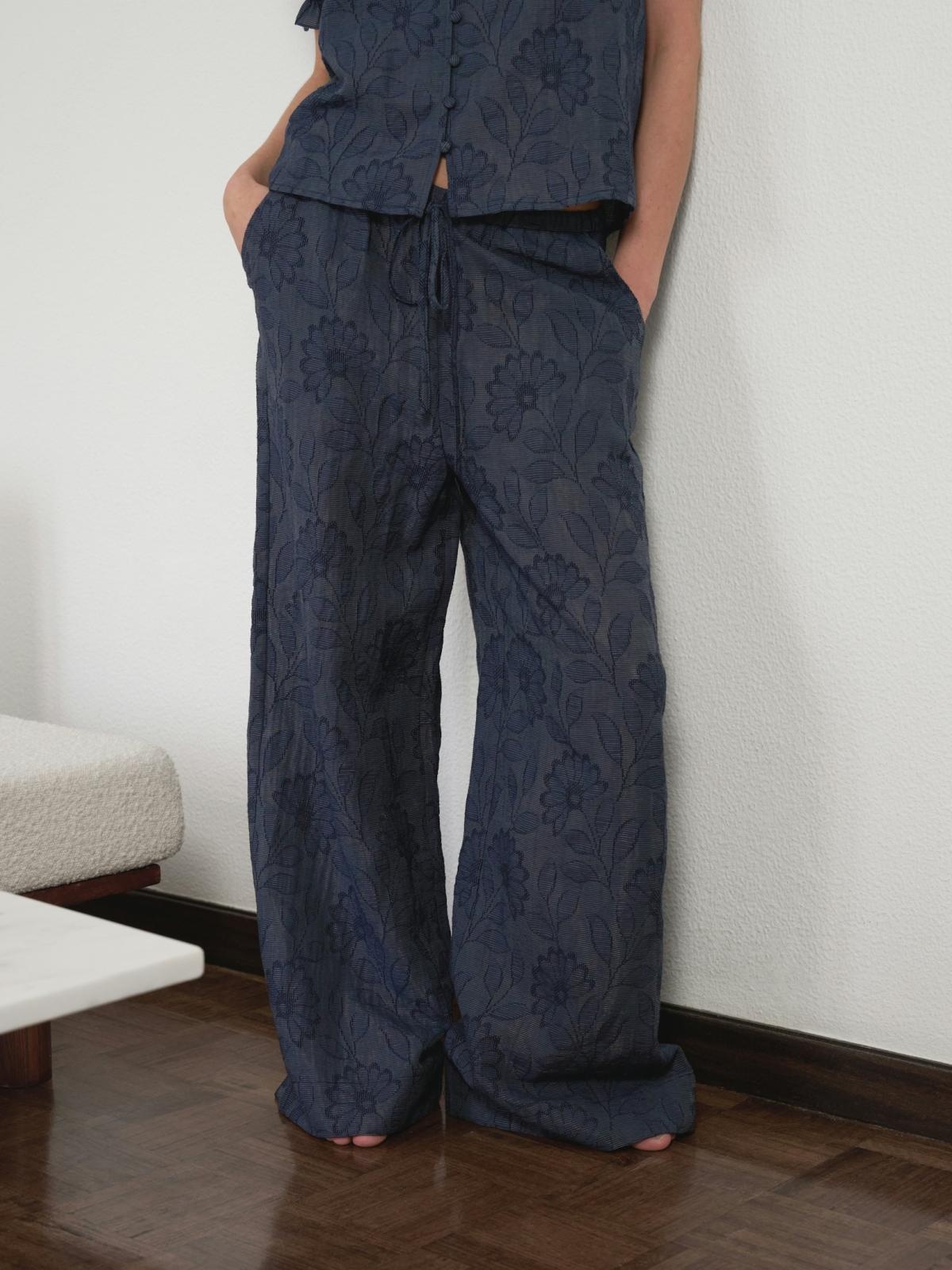 Neo Noir Heifa Flower Stripe Pants