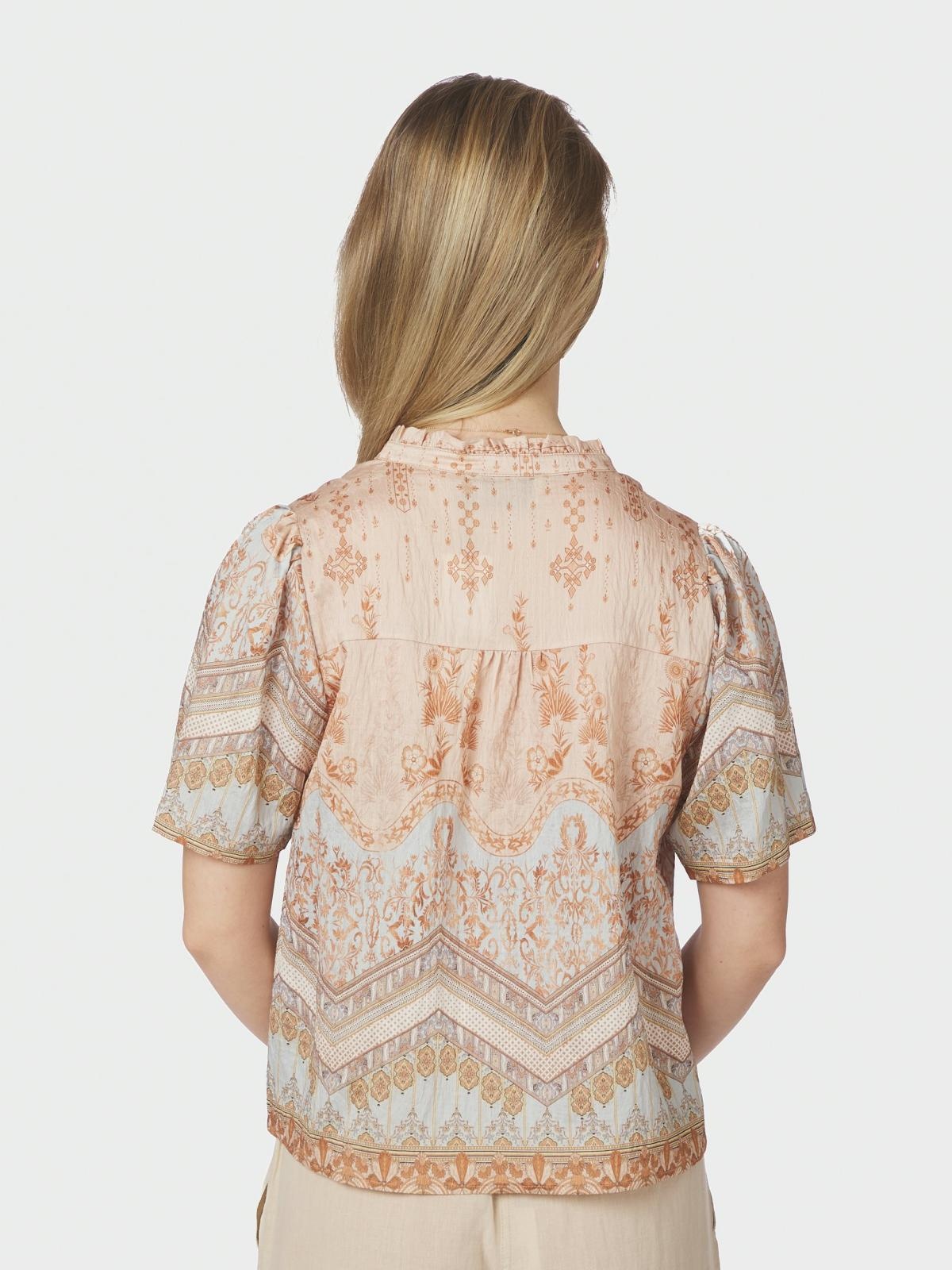 Torana Flower Border Blouse