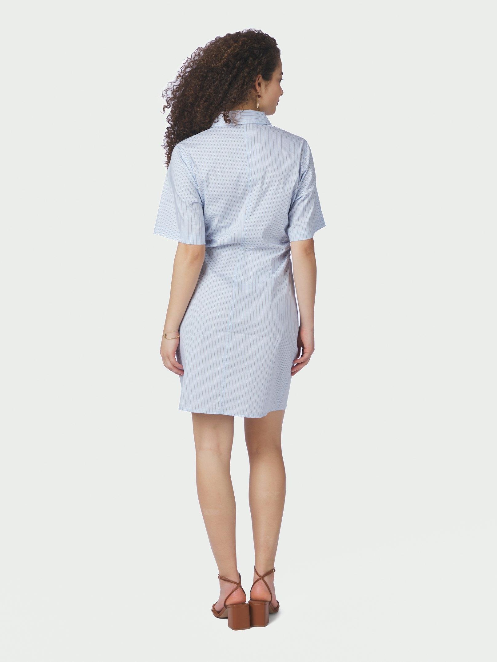 Jas Stripe Shirt Dress