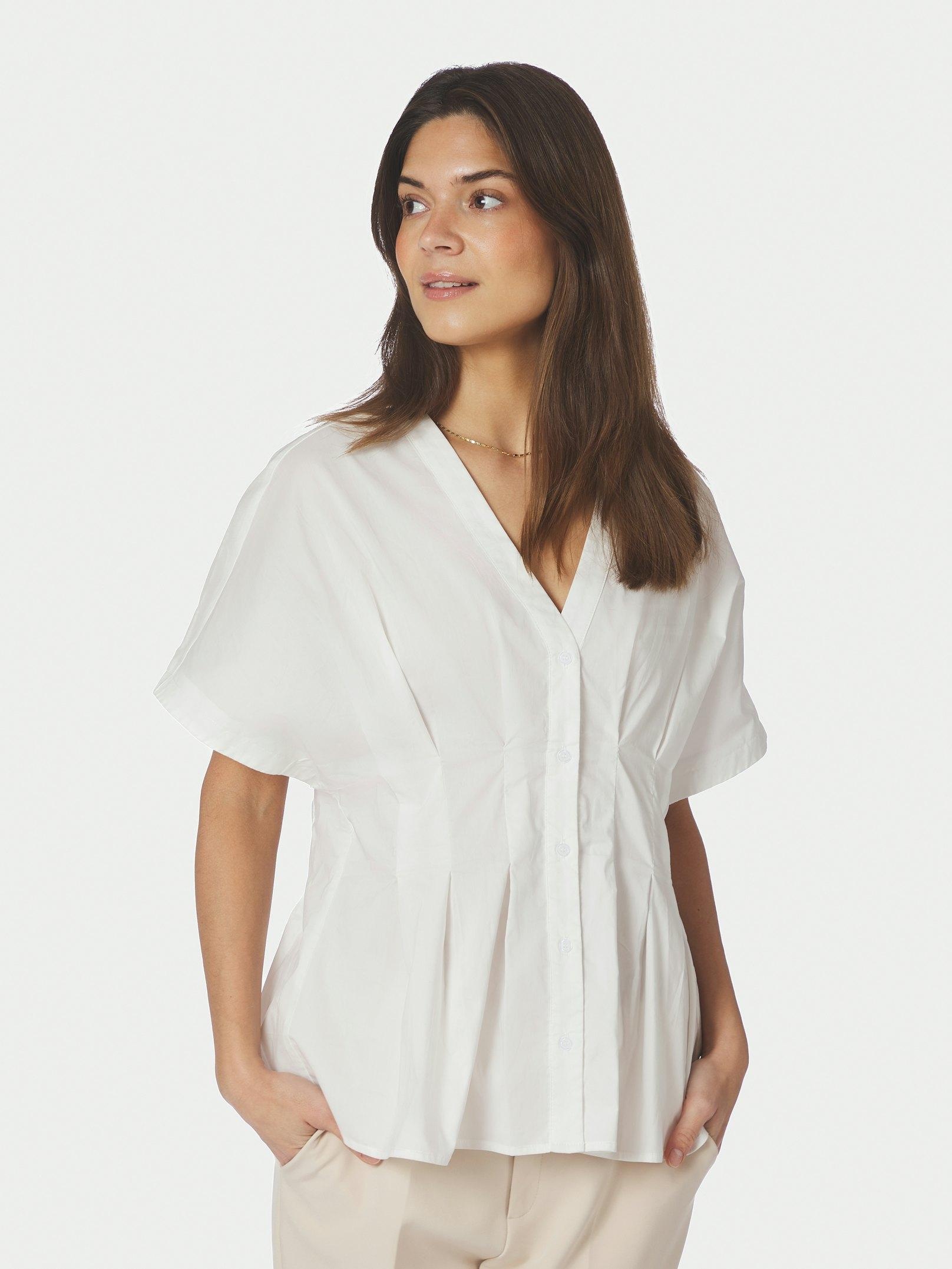 Neo Noir Adamma Poplin Blouse
