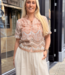 Torana Flower Border Blouse