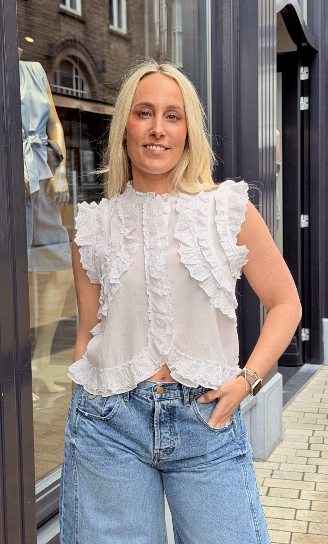 Celia Ruffle Top