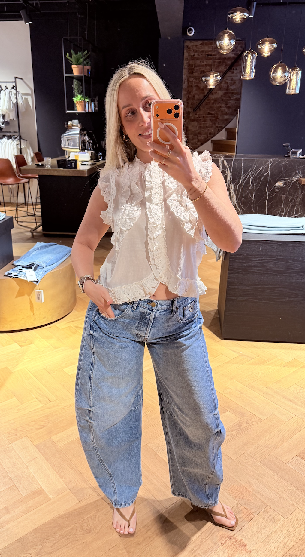Celia Ruffle Top