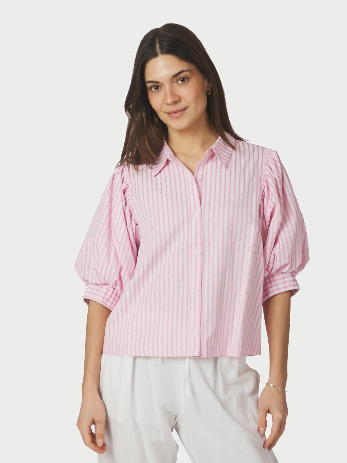 Etta Soft Stripe Stone Shirt