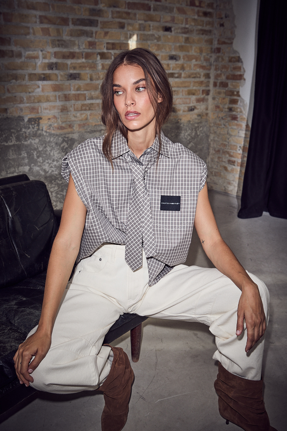 Dinnie NS Mini Check Shirt