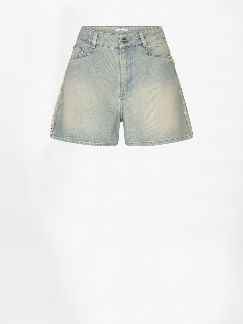 Menton fringed denim shorts