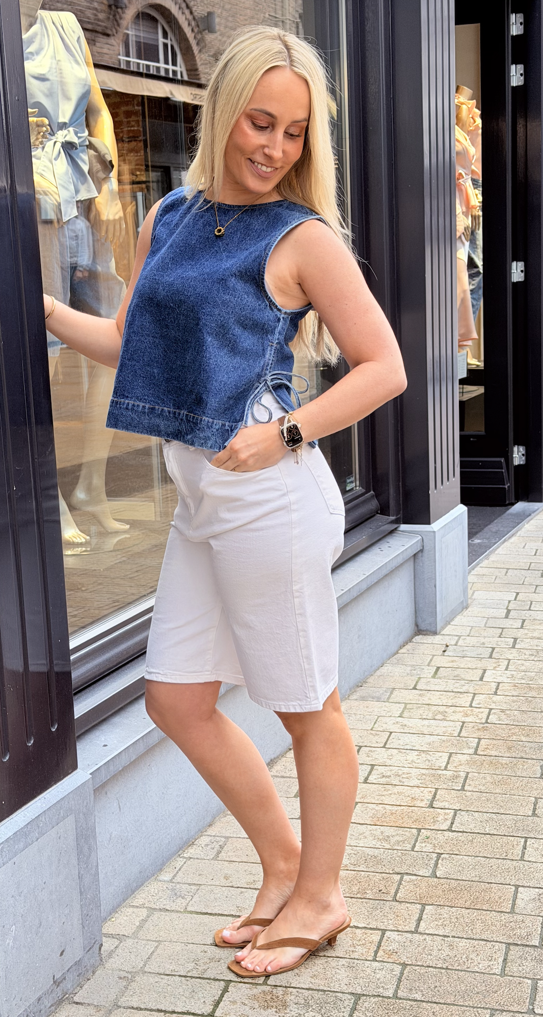 Svetlana Denim D Top