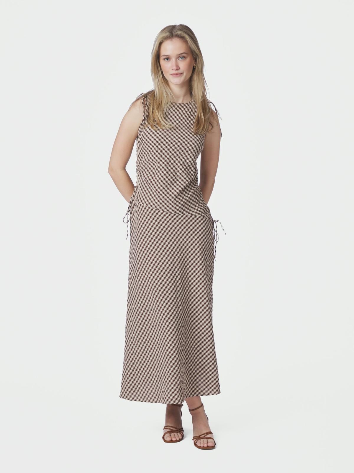 Saxton Check Dress