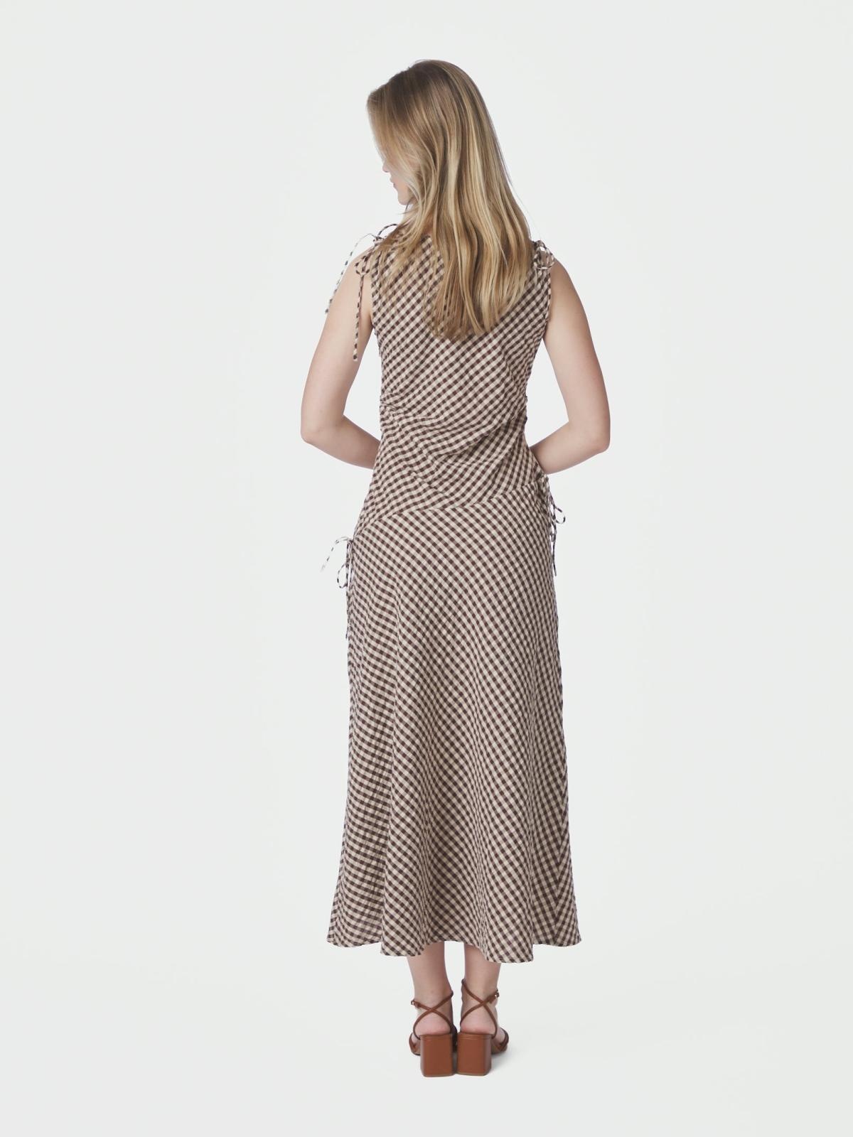 Saxton Check Dress