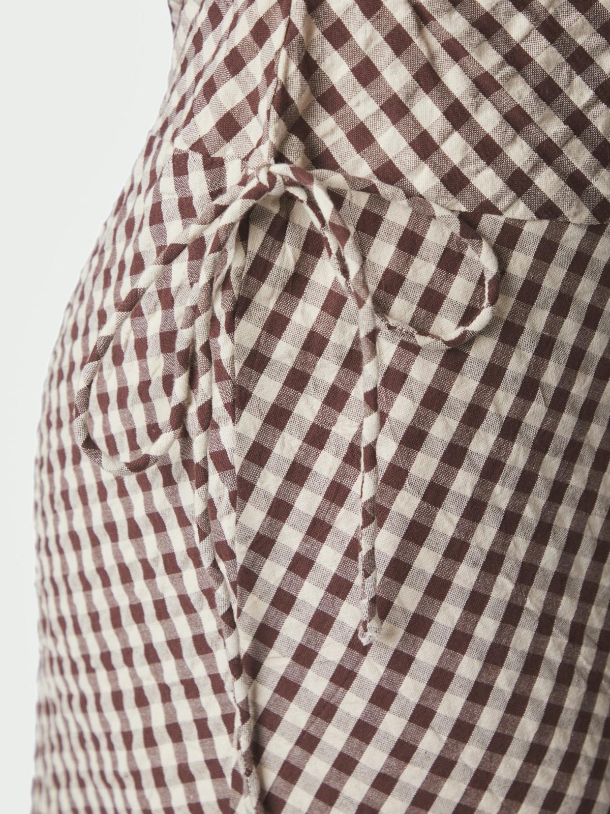 Saxton Check Dress