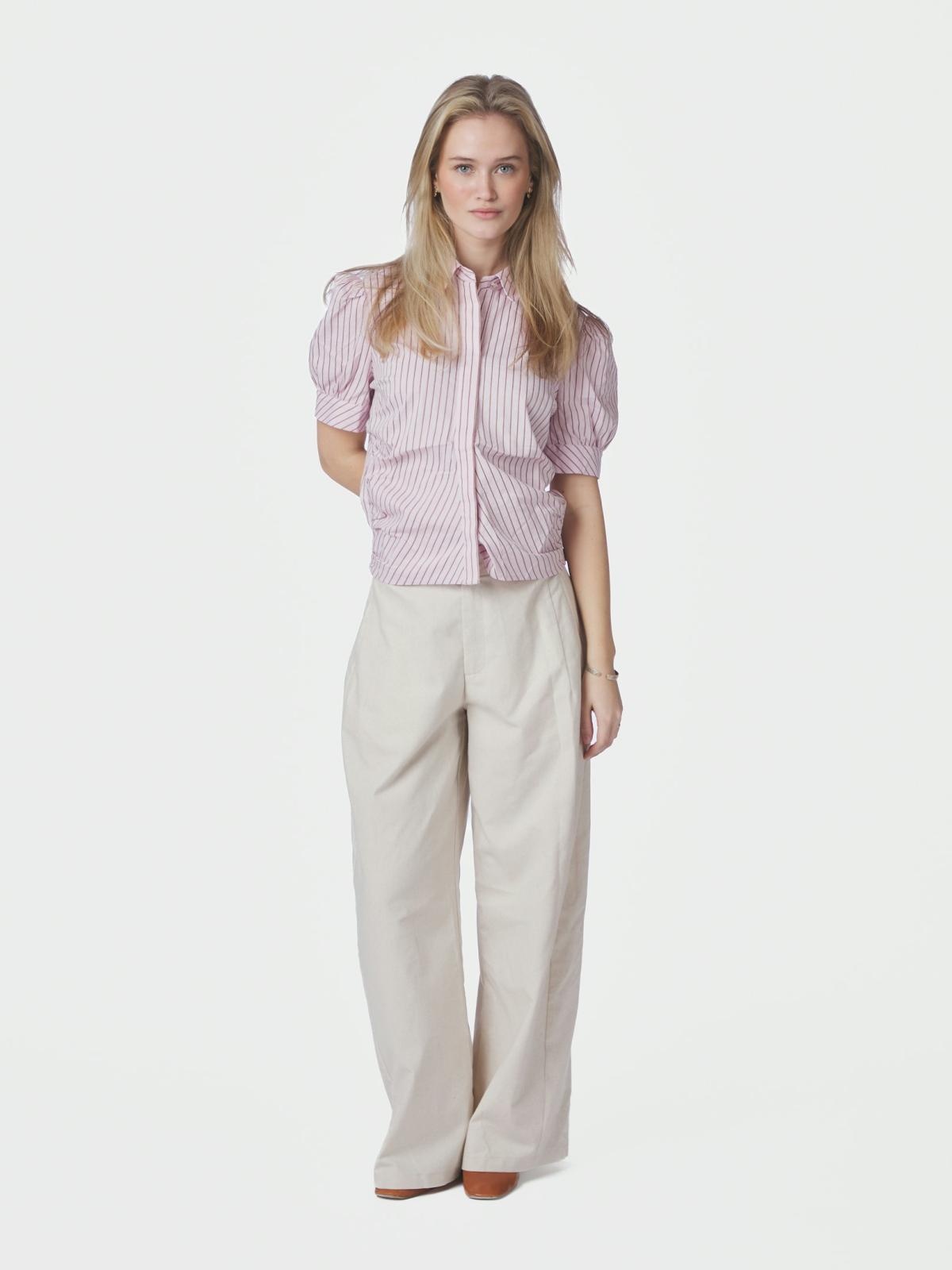 Frannie Structure Stripe Shirt