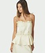 Kaela Heavy Sateen Lace Top