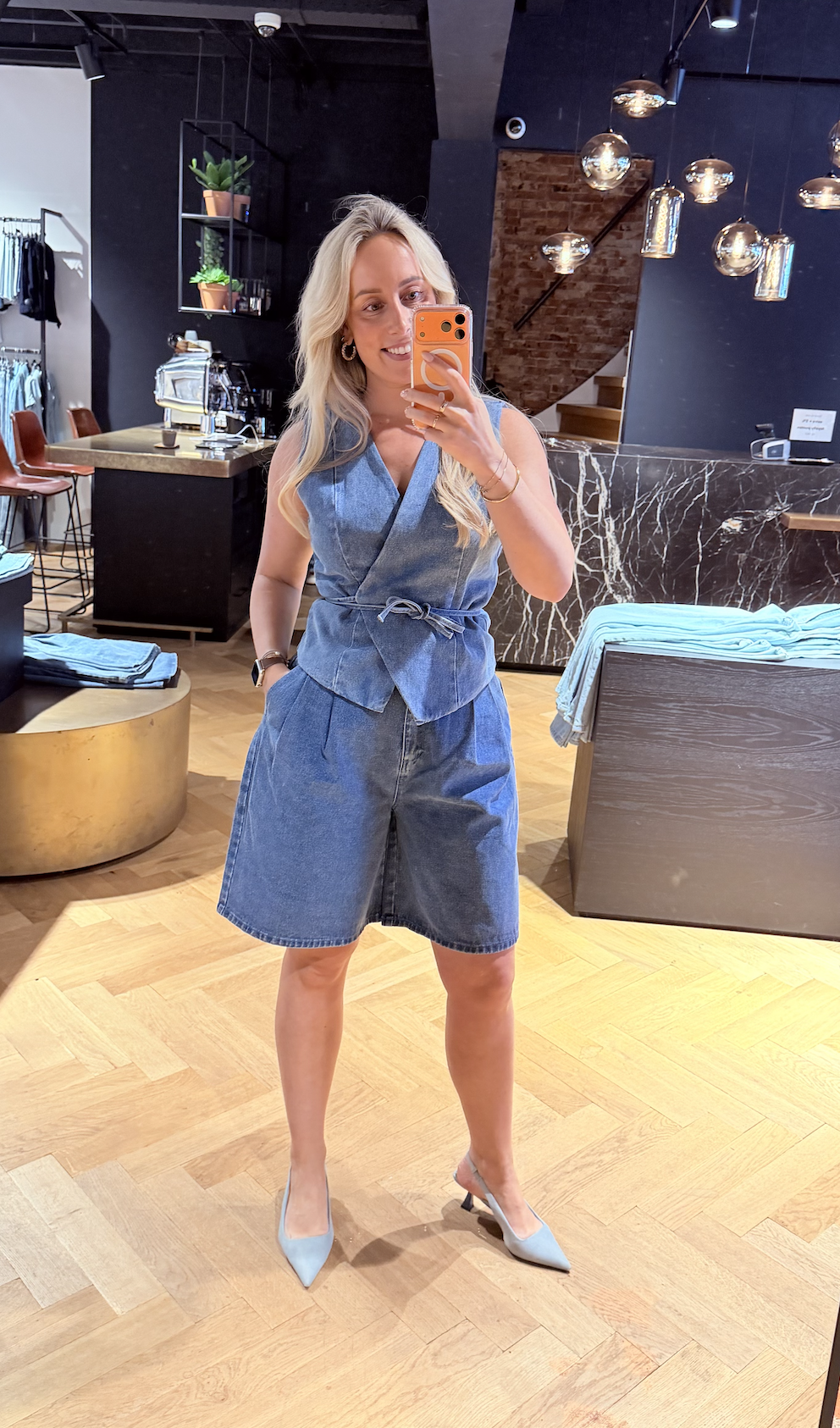 Samara Denim Waistcoat