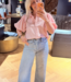 Etta Soft Stripe Stone Shirt
