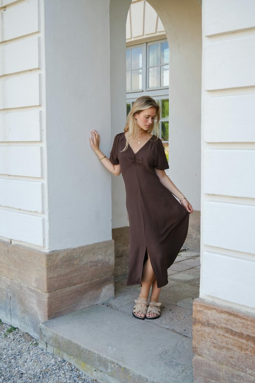 Bomba Structure Solid Dress