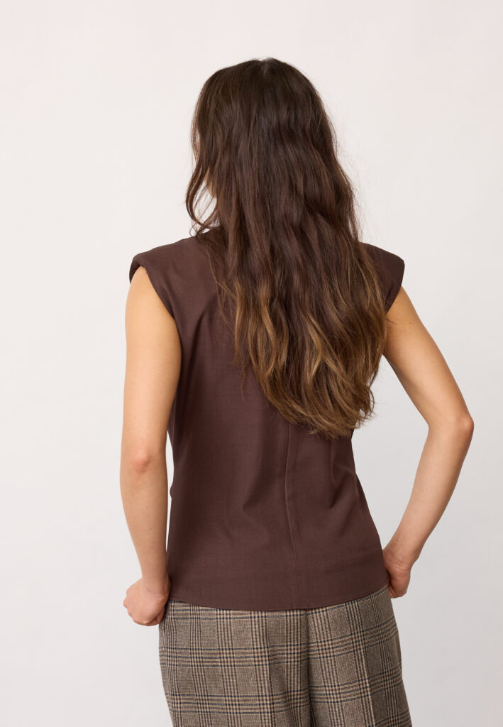 Luna Pleat Top