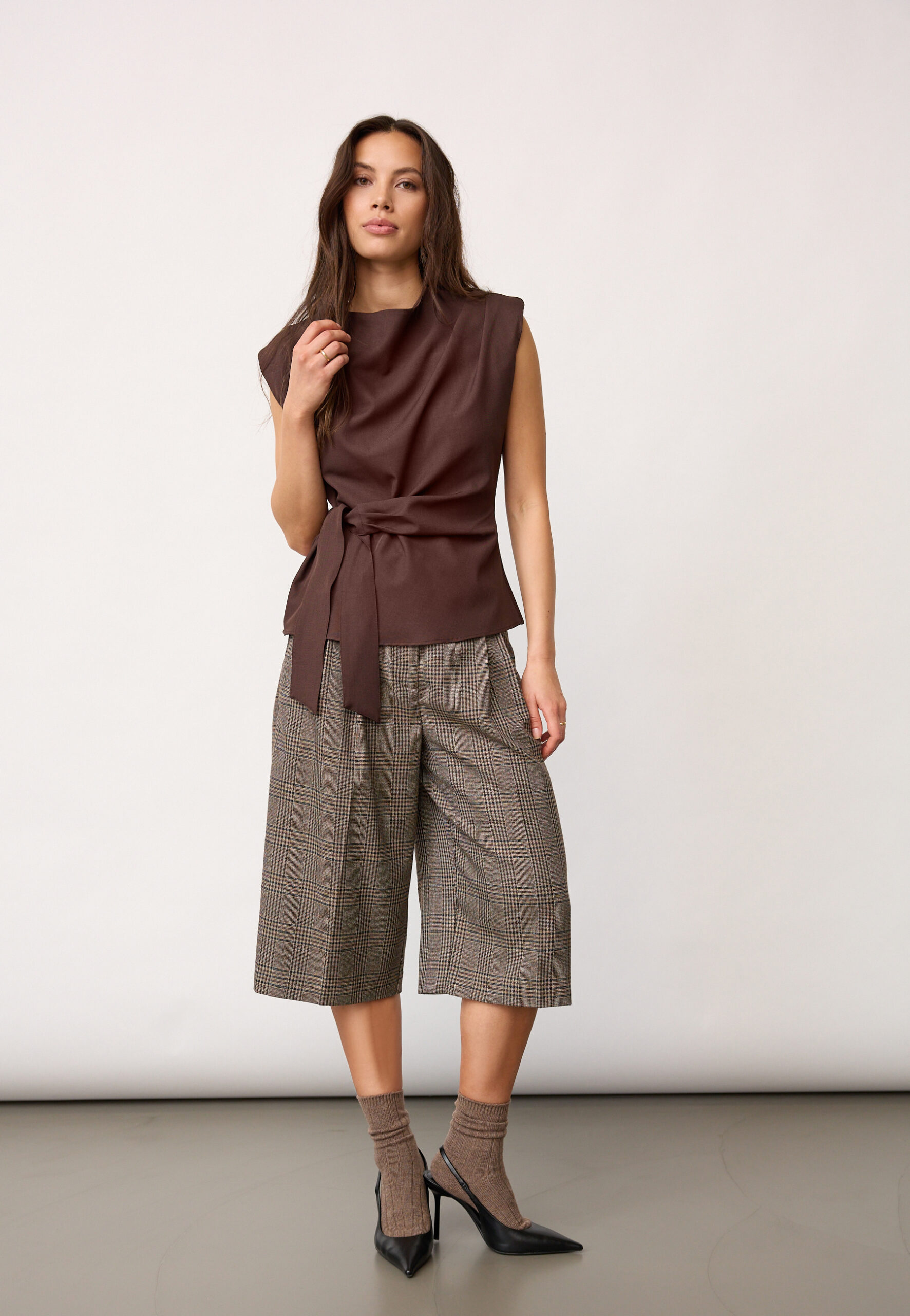 Co'couture Luna Pleat Top