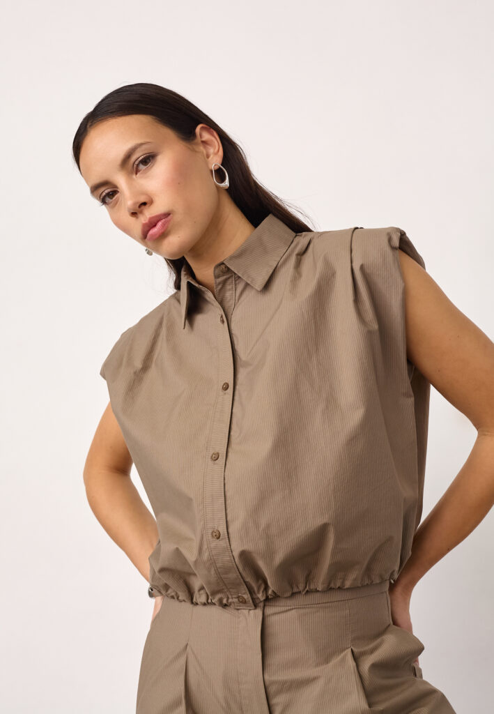 Co'couture Ophelia Pleat SS Shirt