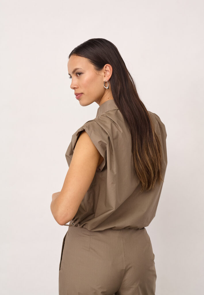 Ophelia Pleat SS Shirt