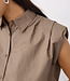 Ophelia Pleat SS Shirt
