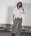 Bell Pleat Crop Shirt