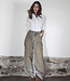 Bell Pleat Crop Shirt