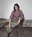 Musa Check Smock Shirt Wine