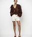 Phora tulle ruffled top