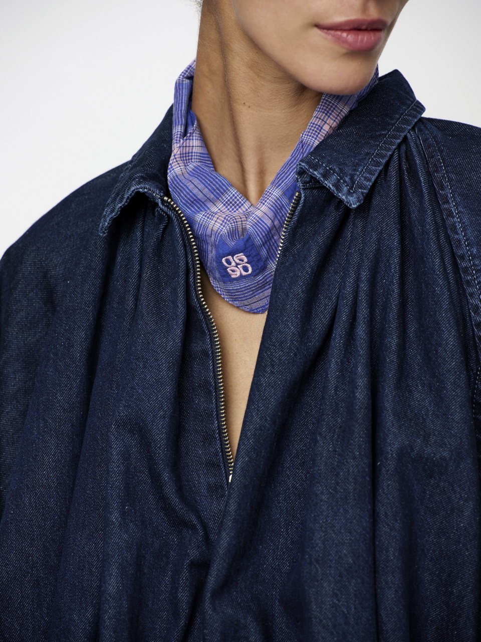 Cassi balloony denim jacket