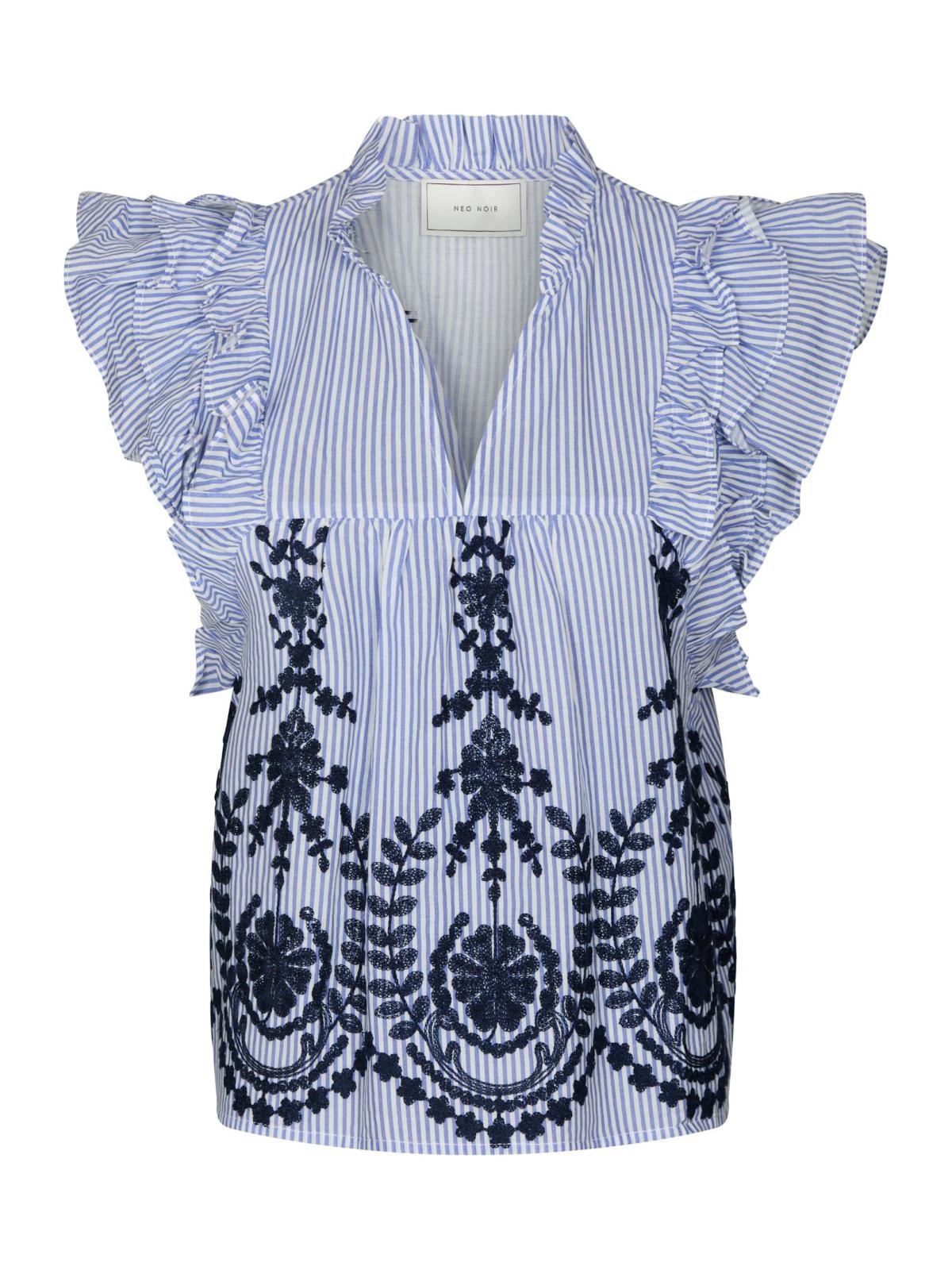 Jayla Stripe Embroidery Top