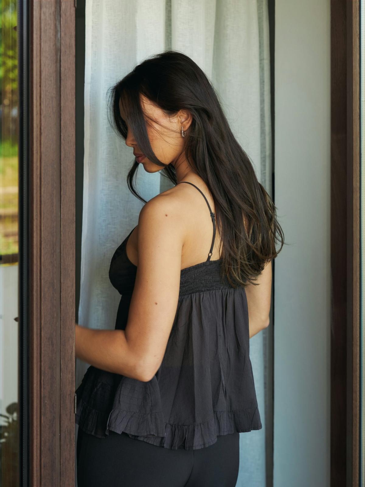 Elvena S Voile Top